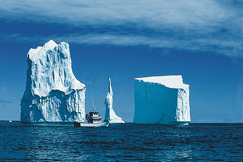 Alone in an icebound world...